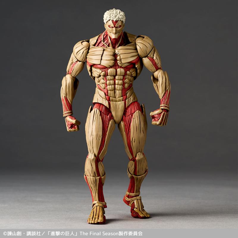 [in Stock] Kaiyodo/Meijindo Attack on Titan Amazing Yamaguchi Armored Titan Action Figure
