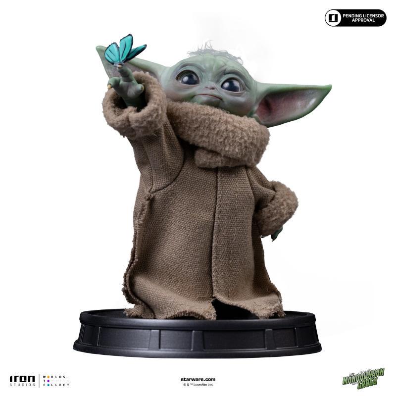 [in Stock] Brazilian Factory Star Wars: the Mandalorian and the Magical Butterfly Gugu Statue