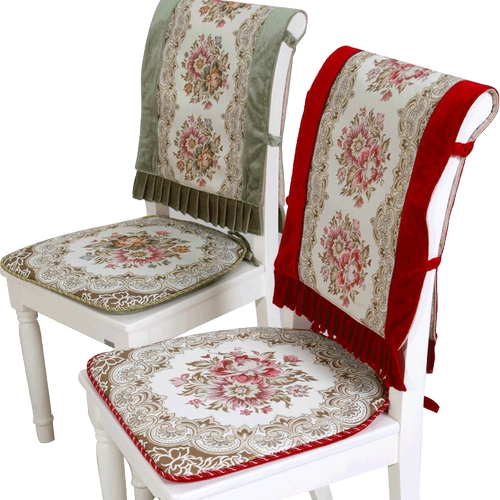 Shengmeiqi High -End Европейский стиль обеденный кресло подушка для подушки чехла American Four Seasons Universal китайские твердые деревянные стулья