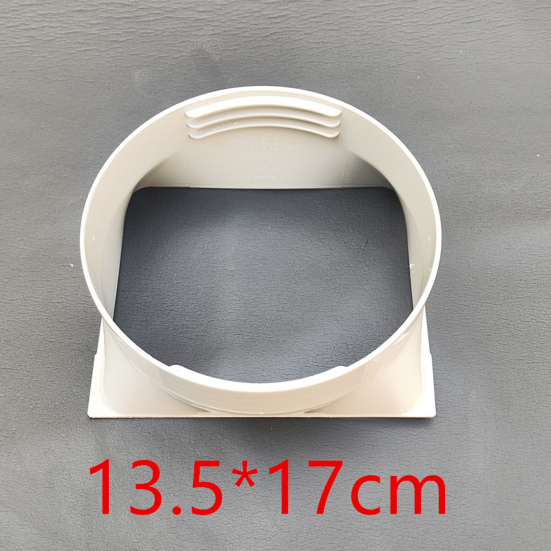 Qg Adapter for Hisense Mobile Air Conditioner Interface, 15cm Steel Wire Exhaust Pipe Conversion Head, Sliding Window Cover Plate