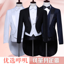 Mens tuxedo 2021 spring new performance dress stage dance performance chorus suit mens suit host