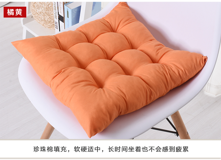 Sinh viên ghế máy tính đệm mông pad lớn vuông gỗ băng ghế dự bị mùa đông ấm áp dày tựa lưng Tổng cục - Ghế đệm / đệm Sofa nệm ngồi ghế gỗ