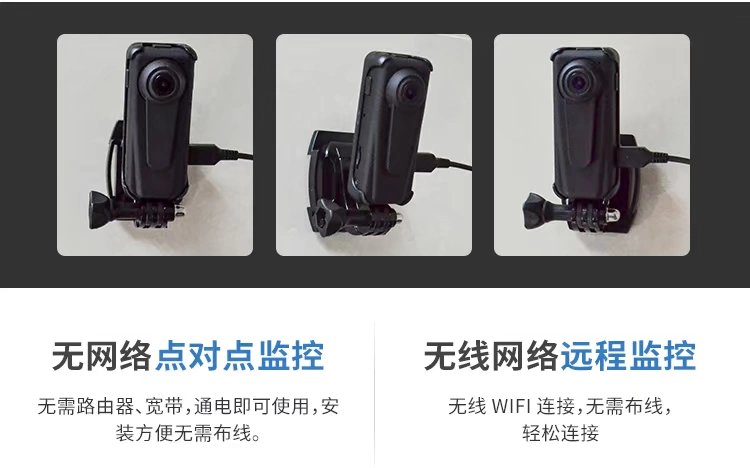 Camera wifi không dây F2 ghi hình giám sát từ xa 1080P mạng góc rộng Camera nhỏ - Máy quay video kỹ thuật số