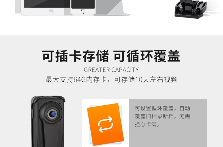 Camera wifi không dây F2 ghi hình giám sát từ xa 1080P mạng góc rộng Camera nhỏ - Máy quay video kỹ thuật số máy quay camera mini