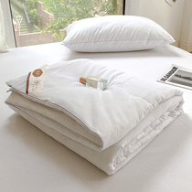 Day-style pure color summer quilted by air conditioning by summer cool quilted by dormitory thin quilt for lunch break single double summer machine washable quilt core