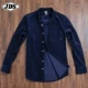 W Light Core Velvet Single Pocket Button Treasure Blue Frush 193120260210