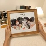 Фотография, фоторамка, настенный фотоальбом из натурального дерева, делается под заказ, 7 дюймов, 10 дюймов