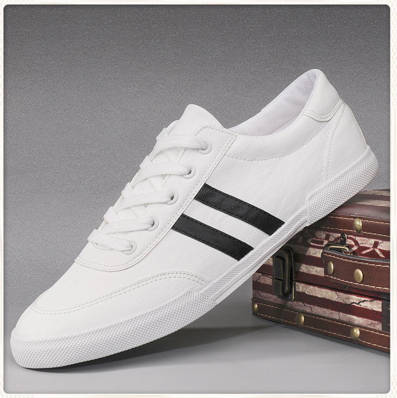 Small white shoes men's leather casual sneakers 2022 spring new Korean version all-match deodorant summer trend youth trend