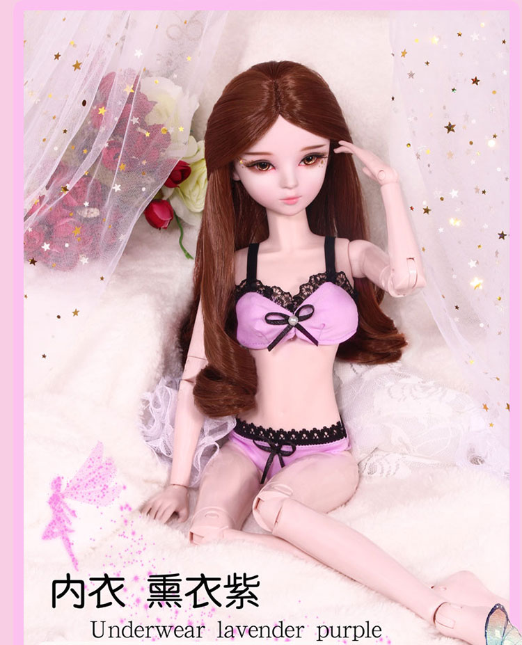 60cm Barbie Ye Luoli búp bê đồ lót sd Katie mùa hè phụ kiện thời trang đồ lót đồ bơi trang trí búp bê anime