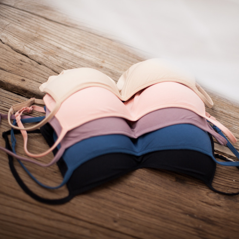 Summer Thin Shoulder Strap Maternity Breastfeeding Underwear Sleeping Can Wear Big Breasts Show Small Thin Section Ultra-thin Breastfeeding Sleeping Bra Women