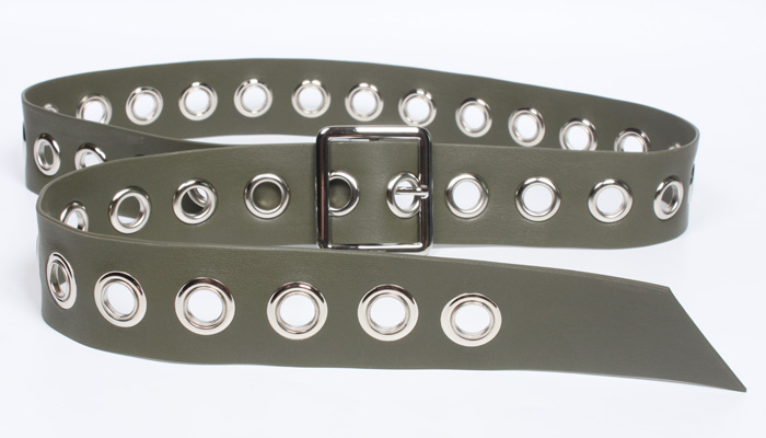 Fashion Green Lengthened Eyelet Belt display picture 9