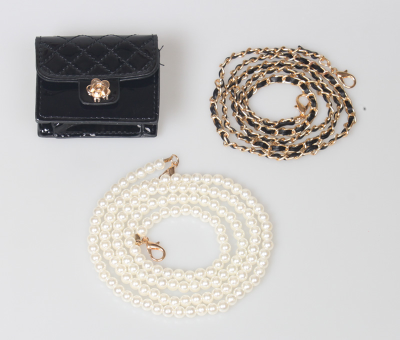 Cross-body Mini Waist Bag Pearl Chain Double Layer Waist Chain Wholesale Nihaojewelry display picture 7