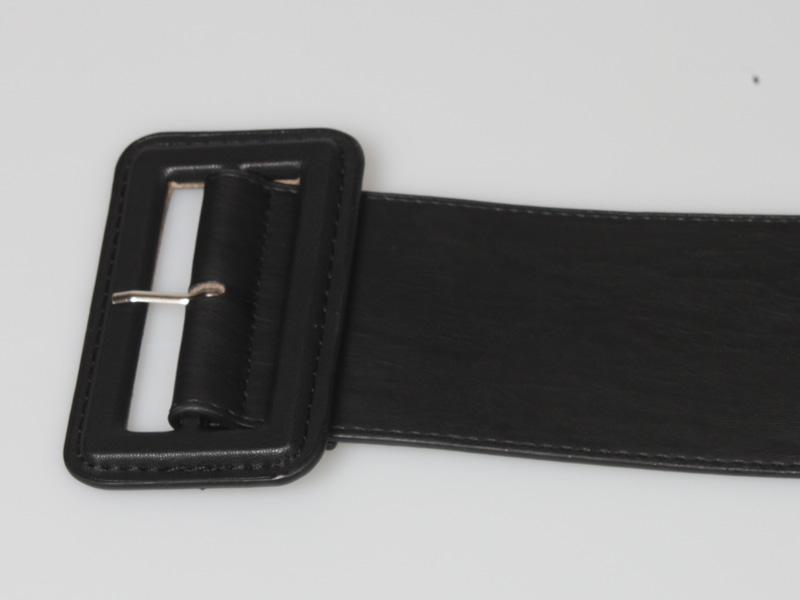 Simple Square Buckle Extra Wide Belt display picture 4