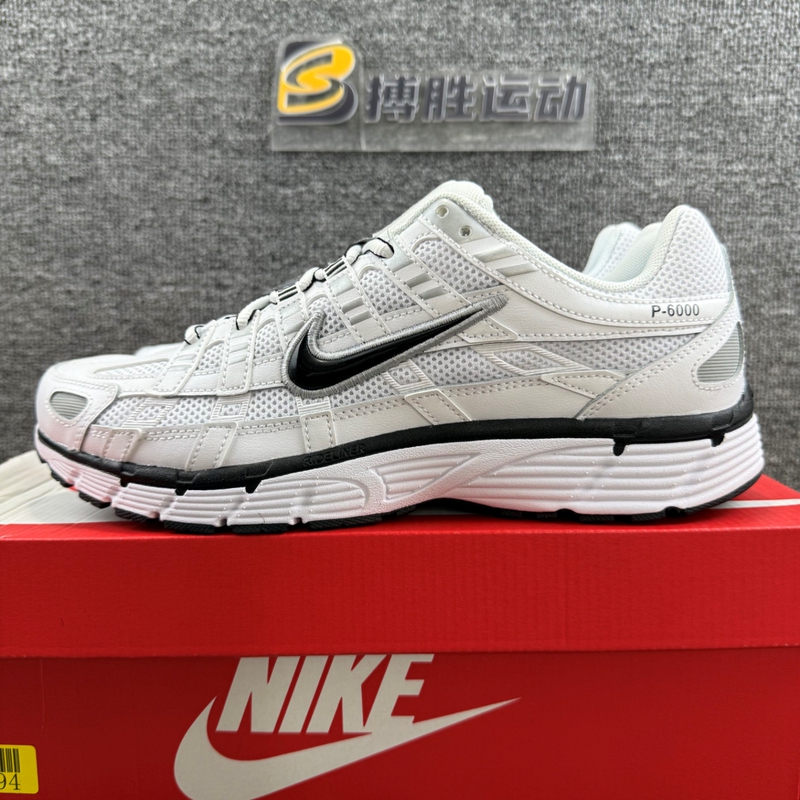Nike Men's Shoes New Model P-6000 Silver Gray Retro Dad Shoes Mesh Breathable Running Shoes Cd6404 Ih4465