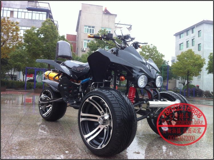 Cao với ba bánh xe máy đảo ngược ba bánh xe mô tô địa hình ATV bốn bánh xe mô tô địa hình sang trọng 14 inch mô tô mini