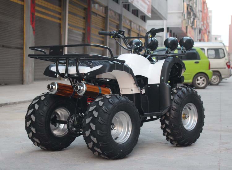 Lớn và nhỏ bò ATV bốn bánh off-road xe máy xăng điện leo núi người lớn xe máy 250 trục truyền