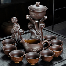 Lazy tea set set household firewood automatic creative teapot small set of office meeting guest set