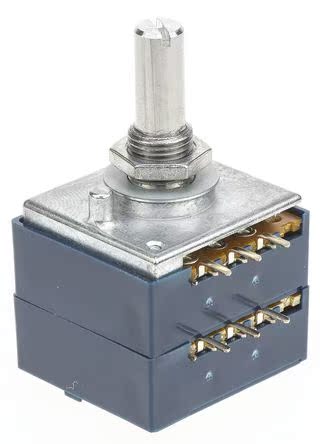 RK27112A00CF 50kA ±20% logarithmic carbon film potentiometer 0 05W