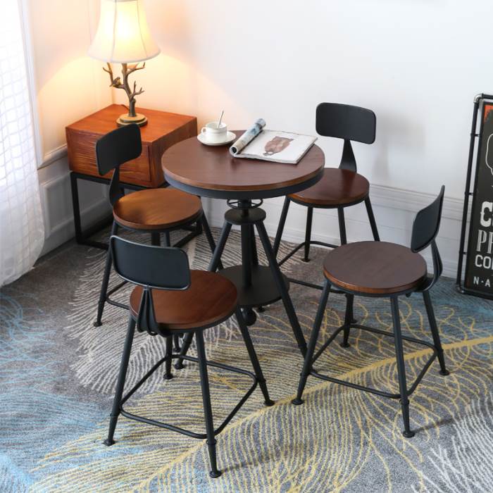 Balcony outdoor tie yi table and chair combination cafe