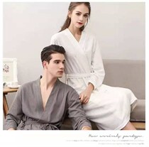 sleep clothes women men night gown robe couple bath dress