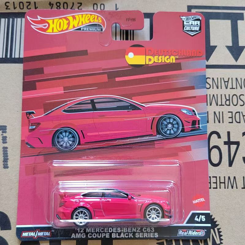 Hot Wheels Car Culture Iron Base Rubber Tires German Design 12 Mercedes-Benz C63 Amg Coupe Hot Wheels Car Culture Iron Base Rubber Tires German Design 12 Mercedes-Benz C63 Amg Coupe