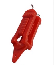 Miniature circuit breaker lock small His111 stainless steel pin nylon plastic handle can be locked for many people
