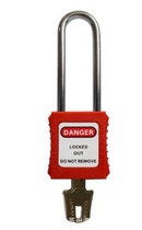 Long beam safety padlock (ordinary type) His521 nylon anti-corrosion safety lock