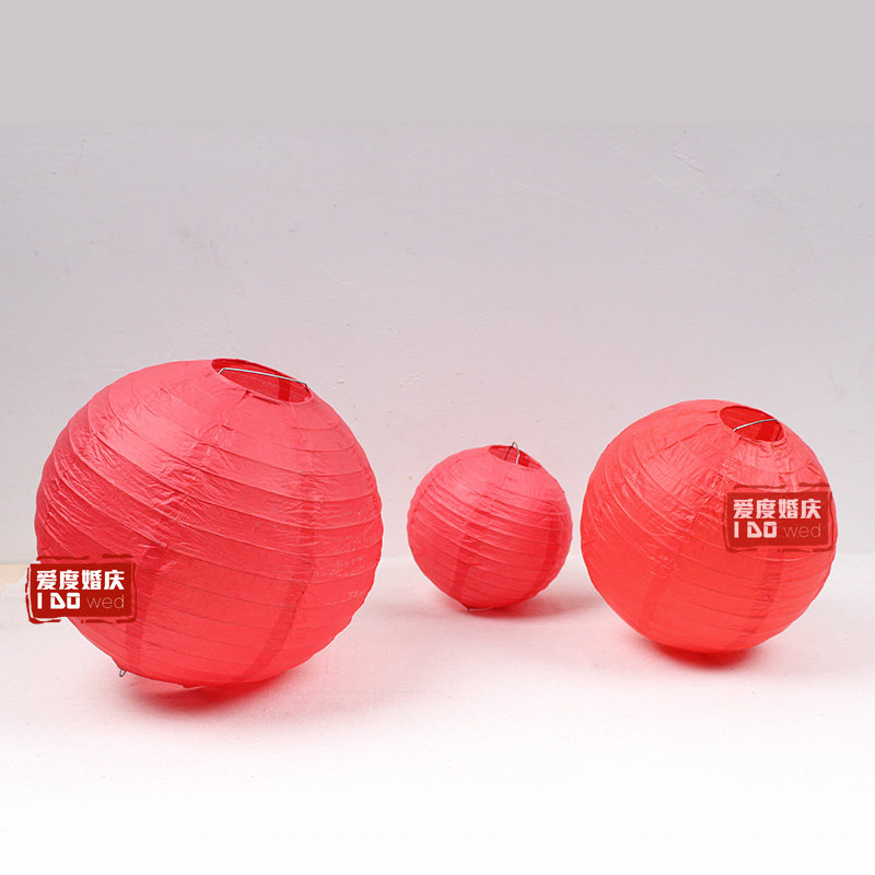 Chinese style paper lantern wedding hanging decoration red lantern suspended ceiling decoration greeting guests new Chinese style Chinese style wedding celebration items