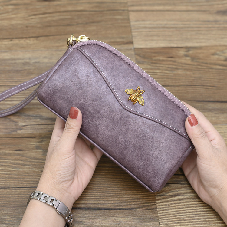2019 new lady dài ví cổ tay đa chức năng túi xách Châu Âu và Mỹ túi xách tay điện thoại di động túi nhỏ - Ví tiền ví cầm tay nữ
