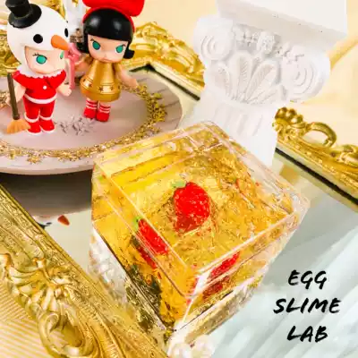Strawberry gold foil Jay egg SLIME Tare retro full score super girl heart exquisite SLIME net net red