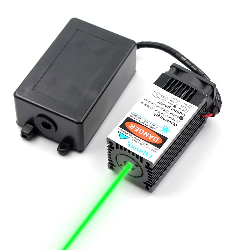 532nm 200mW high-power green light laser module 12V TTL coarse light laser