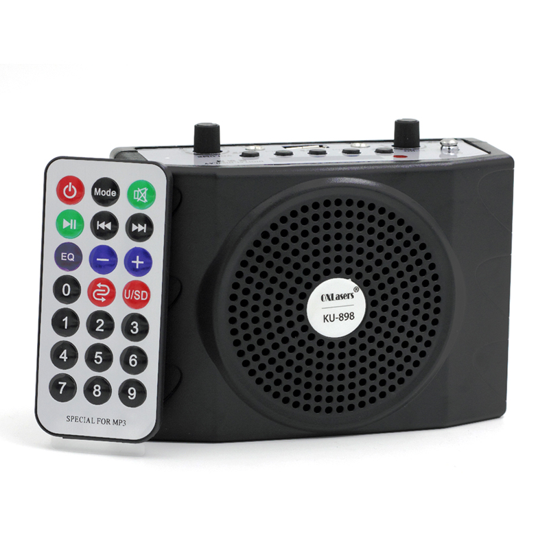 OXLasers KU898 high-power small bee megaphone amplifiers with remote control teacher guided tour Bluetooth speaker