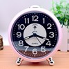 Polaris Luminous Silent Alarm Clock for Students, Simple Modern Round Bedroom Bedside Electronic Clock, Fresh Small Alarm Clock