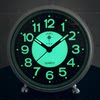 Polaris Luminous Silent Alarm Clock for Students, Simple Modern Round Bedroom Bedside Electronic Clock, Fresh Small Alarm Clock
