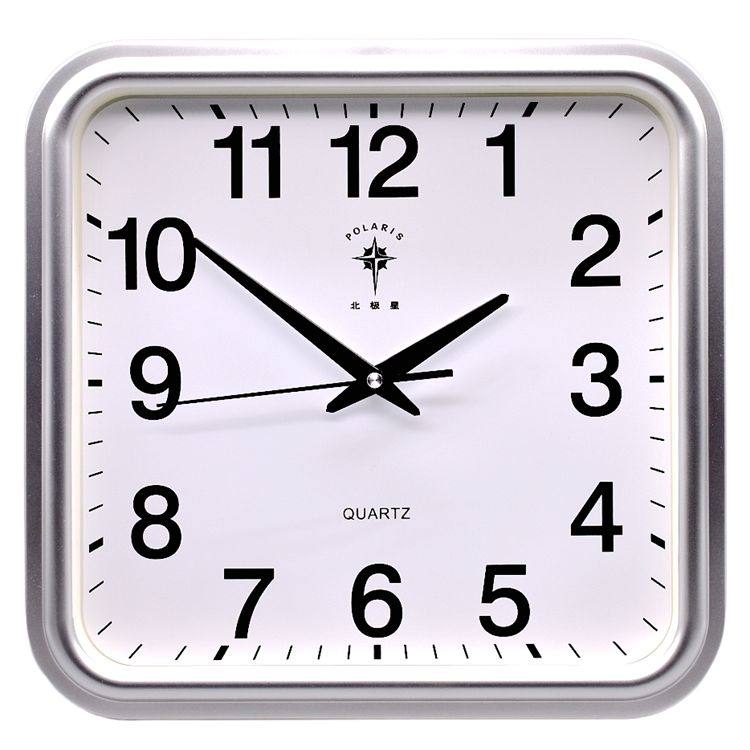 Polaris 13inch Silent Large Wall Clock Living Room Office Modern Simple Quartz Clock Wall Hanging Clock
