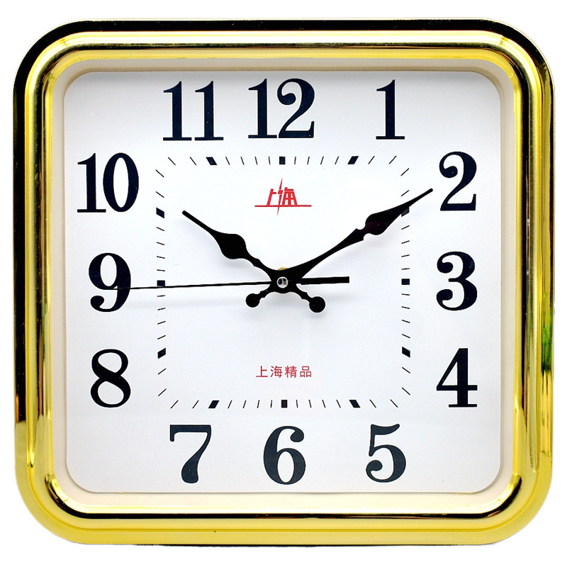 Shanghai Silent Clock 12inch Simple Wall Clock for Living Room and Bedroom, Household Wall Clock, Electronic Wall Clock, Quartz Clock