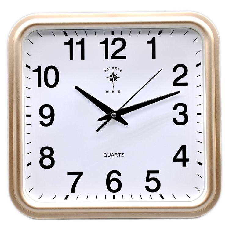 Polaris 13inch Silent Large Wall Clock Living Room Office Modern Simple Quartz Clock Wall Hanging Clock