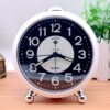 Polaris Luminous Silent Alarm Clock for Students, Simple Modern Round Bedroom Bedside Electronic Clock, Fresh Small Alarm Clock