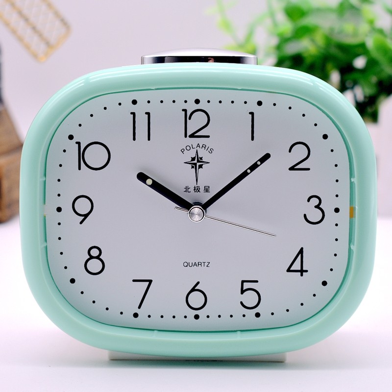 New Polaris Genuine Silent Alarm Clock, Creative Snooze Function, Lazy Bedside Clock with Night Light, Dual-Tone Alternating