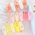 Nail Art Công cụ trang sức mới Máy khoan móng tay Mạ đinh tán Kim loại Trang trí Hoa hồng Vàng Openwork Studded Box vẽ cọ nét đơn giản Công cụ Nail