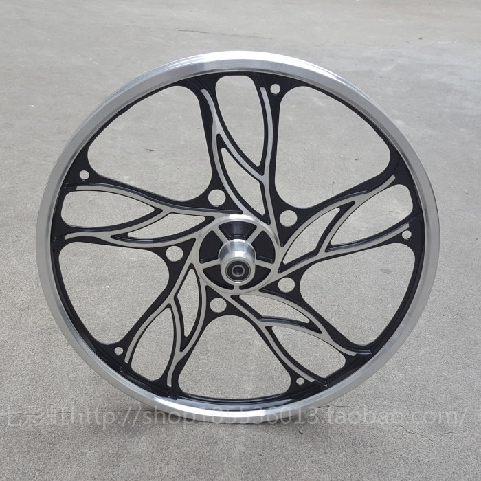 Popular 16 inch 20 inch bicycle wheel group aluminum alloy in one car ring wheel wheel car wheel folded car disc brake bauhin