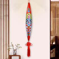 Folk handicraft Peking Opera club fire horse spoon facial makeup decoration pendant shuttle town house folk custom antique Chinese decoration