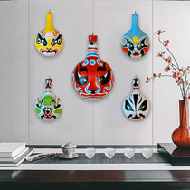 Chinese traditional handicrafts catering hot pot restaurant horse spoon facial makeup decoration pendant Peking opera facial makeup handmade