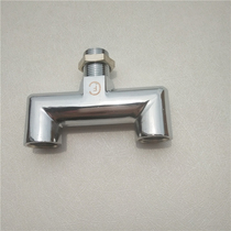 Jiaxianjiang heart tee steam generator accessories pressure controller tee pressure gauge tee three-way three-point copper chrome plating