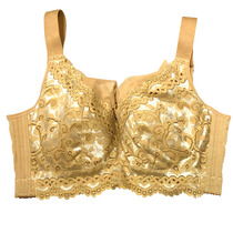 Soft ring large cup bra Thin full cup beauty salon underwear gathered adjustment type to close the breast to show the little girl