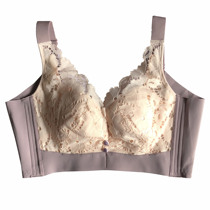  Lace sexy non-steel ring ultra-thin underwear close the breasts gather the upper support adjust the bra close the chest show a small bra beautiful back