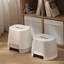 Stool Home Plastic Small Stool Thickening Portable Bathroom Small Bench Childrens Stool Entering Shoe Stool Round Stool