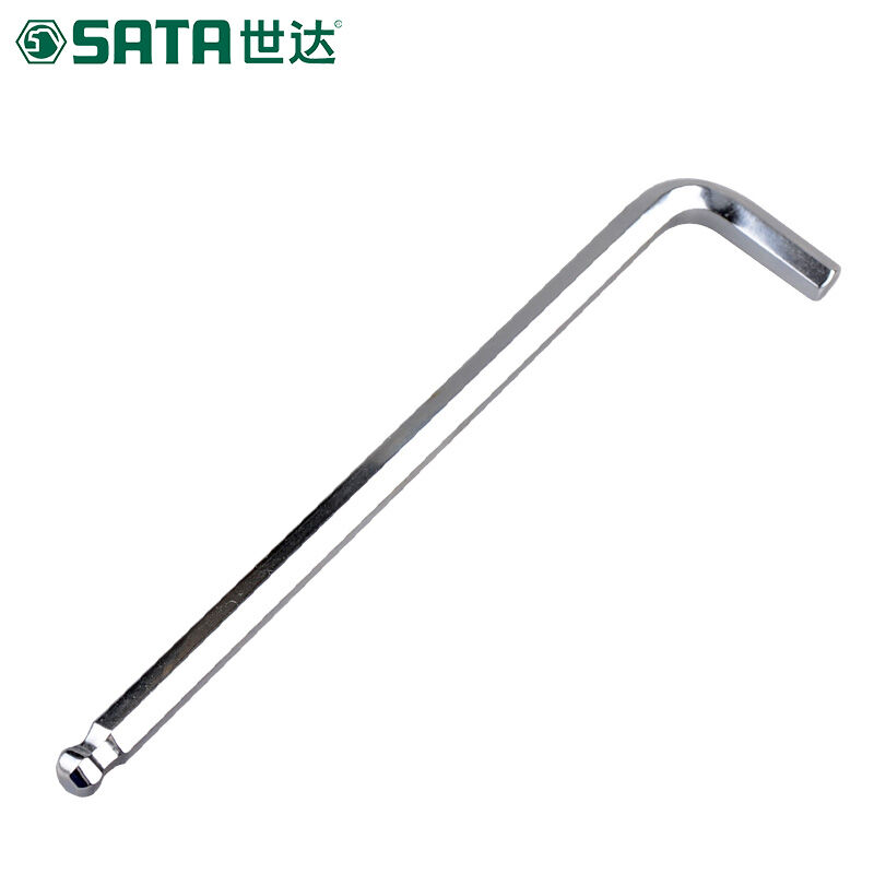 Shida Tool Lengthened Ball Head Internal Hexagon L Type Wrench Screwdriver 6 Corner Wrench Six-sided Wrench Ultra Hard Industry