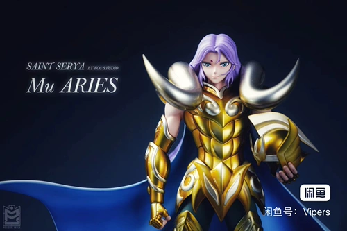 49 модель смолы GK Модель Gold Saint Seiya aries mu ex версия Gui Gui