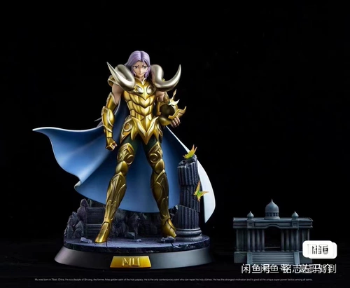 49 модель смолы GK Модель Gold Saint Seiya aries mu ex версия Gui Gui